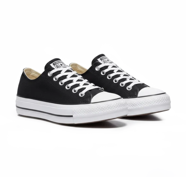 ⁦Converse Chuck Taylor All Star Lift Black White⁩ – תמונה ⁦2⁩