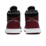 ⁦Air Jordan 1 Mid SE Gold Pendants Black Dark Beetroot⁩ – תמונה ⁦3⁩
