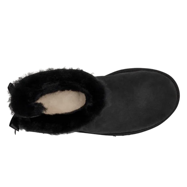 ⁦UGG Mini Bailey Bow II Boot Black⁩ – תמונה ⁦4⁩