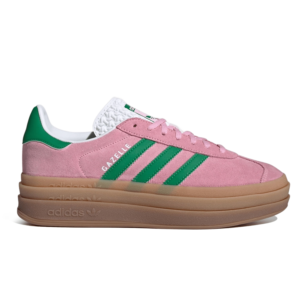 1 Adidas Gazelle Bold True Pink Green Cloud White – תמונה 1