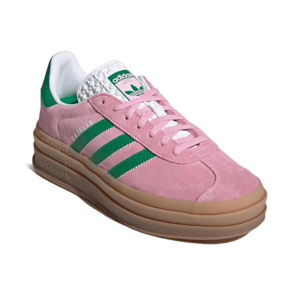 ⁦Adidas Gazelle Bold True Pink Green Cloud White⁩ – תמונה ⁦2⁩
