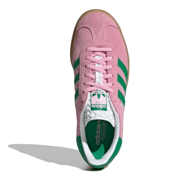 ⁦Adidas Gazelle Bold True Pink Green Cloud White⁩ – תמונה ⁦4⁩