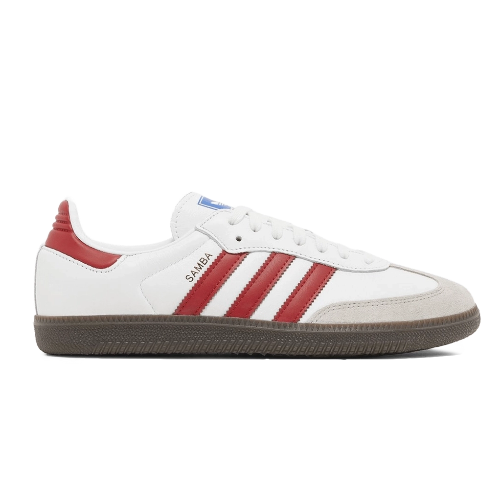 1 Adidas Samba OG White Red – תמונה 1