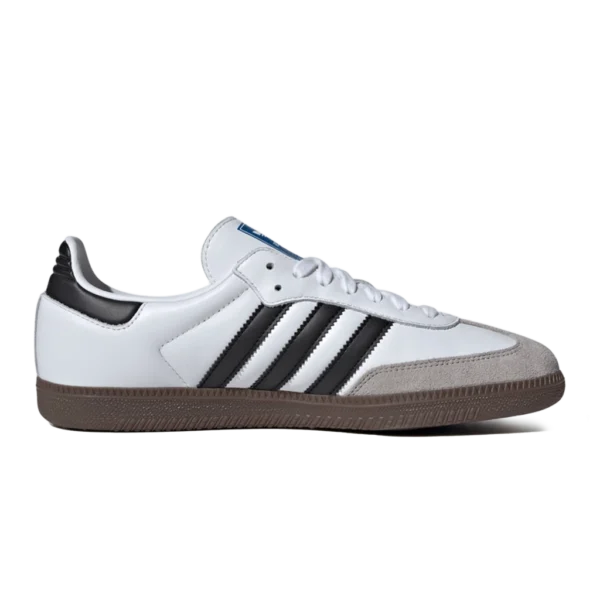 ⁦Adidas Samba OG Cloud White Core Black Clear Granite⁩ – תמונה ⁦2⁩