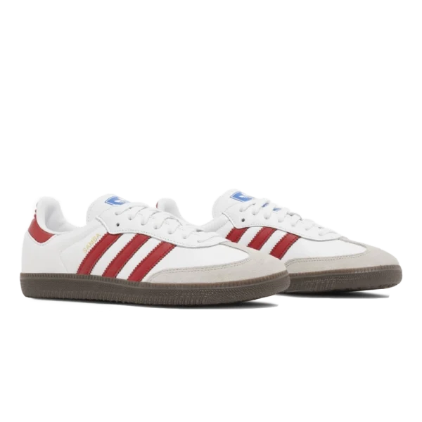 ⁦Adidas Samba OG White Red⁩ – תמונה ⁦2⁩