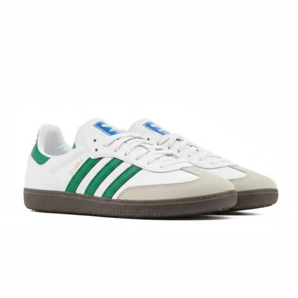 ⁦Adidas Samba OG White Green⁩ – תמונה ⁦2⁩