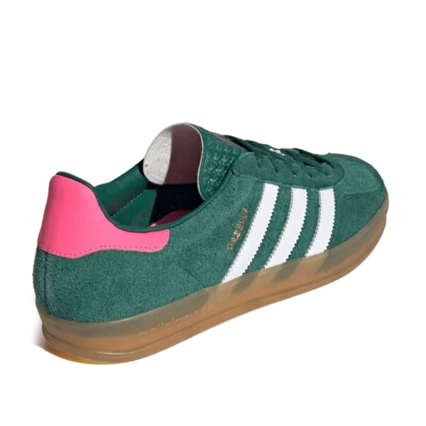 ⁦Adidas Gazelle Indoor Collegiate Green Lucid Pink⁩ – תמונה ⁦3⁩