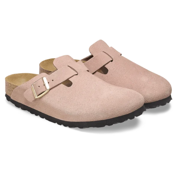 ⁦Birkenstock Boston Suede Leather Light Rose⁩ – תמונה ⁦2⁩