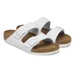 ⁦Birkenstock Arizona Natural Leather White⁩ – תמונה ⁦2⁩