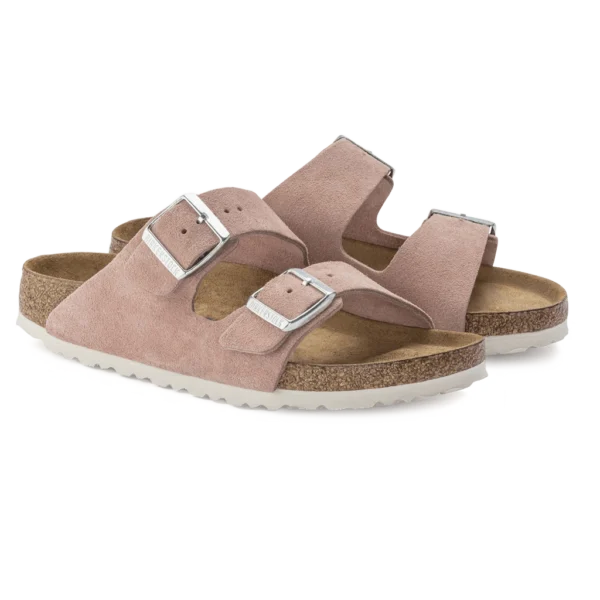 ⁦Birkenstock Arizona Soft Footbed Suede Leather Pink Clay⁩ – תמונה ⁦2⁩