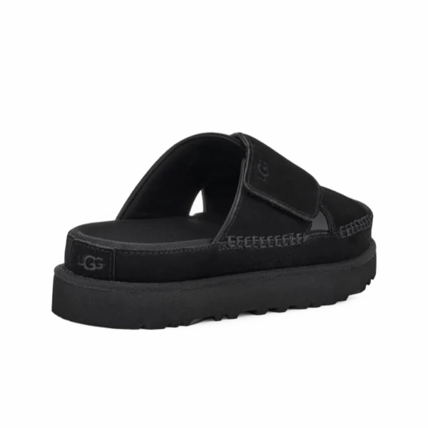 ⁦UGG Goldenstar Cross Slide Black⁩ – תמונה ⁦3⁩