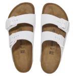 ⁦Birkenstock Arizona Natural Leather White⁩ – תמונה ⁦3⁩