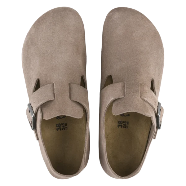 ⁦Birkenstock London Suede Leather Taupe⁩ – תמונה ⁦3⁩