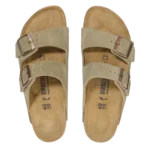 ⁦Birkenstock Arizona Suede Leather Taupe⁩ – תמונה ⁦3⁩