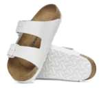 ⁦Birkenstock Arizona Natural Leather White⁩ – תמונה ⁦4⁩