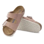 ⁦Birkenstock Arizona Soft Footbed Suede Leather Pink Clay⁩ – תמונה ⁦4⁩