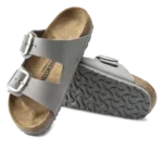 ⁦Birkenstock Arizona Big Buckle Nubuck Leather Dove Gray⁩ – תמונה ⁦4⁩