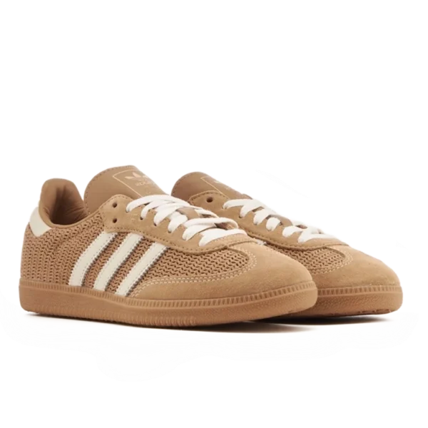 ⁦Adidas Samba OG Cardboard Chalk White Brown Desert⁩ – תמונה ⁦2⁩