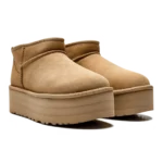 ⁦UGG Classic Ultra Mini Platform Driftwood⁩ – תמונה ⁦2⁩
