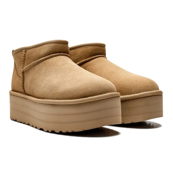 ⁦UGG Classic Ultra Mini Platform Driftwood⁩ – תמונה ⁦2⁩
