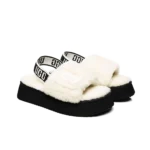⁦UGG Poppy Slide White⁩ – תמונה ⁦2⁩