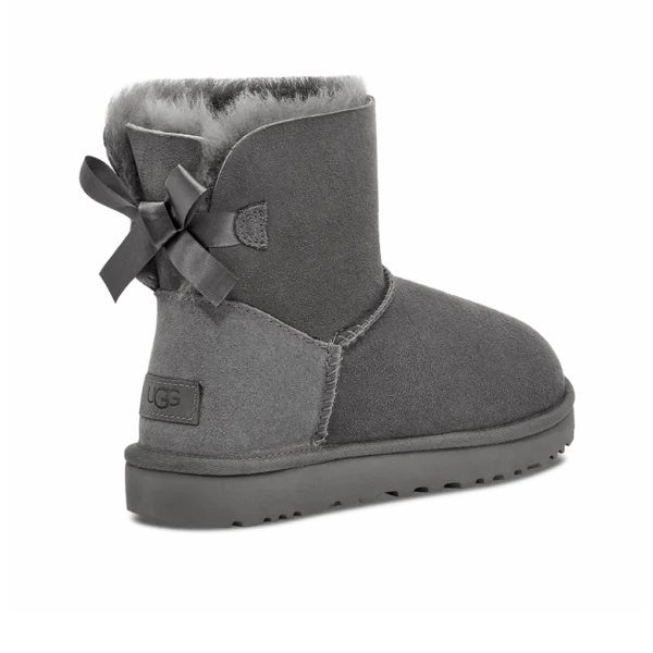 ⁦UGG Mini Bailey Bow II Grey⁩ – תמונה ⁦3⁩
