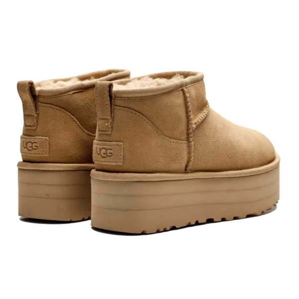 ⁦UGG Classic Ultra Mini Platform Driftwood⁩ – תמונה ⁦3⁩