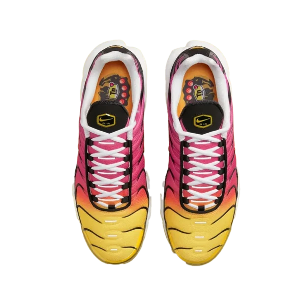 ⁦Nike Air Max Plus Yellow Pink Gradient⁩ – תמונה ⁦4⁩
