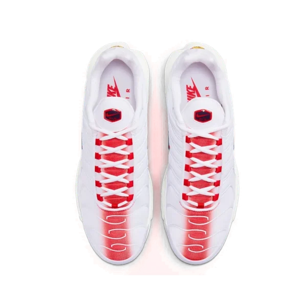 ⁦Nike Air Max Plus White University Red⁩ – תמונה ⁦4⁩