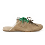 New Balance x Miu Miu 530 SL Faded Suede Mules Ecru