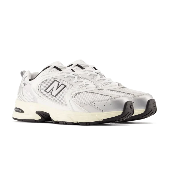 ⁦New Balance 530 White Metallic Silver⁩ – תמונה ⁦2⁩