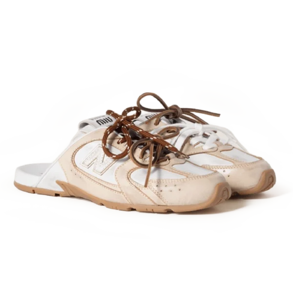 ⁦New Balance x Miu Miu 530 SL Travertine Grey White⁩ – תמונה ⁦2⁩