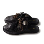 ⁦New Balance x Miu Miu 530 SL Deco Calf Leather Mules Black⁩ – תמונה ⁦3⁩