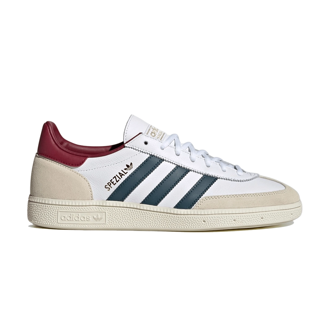 1 Adidas Handball Spezial Cloud White Arctic Night Collegiate Burgundy – תמונה 1
