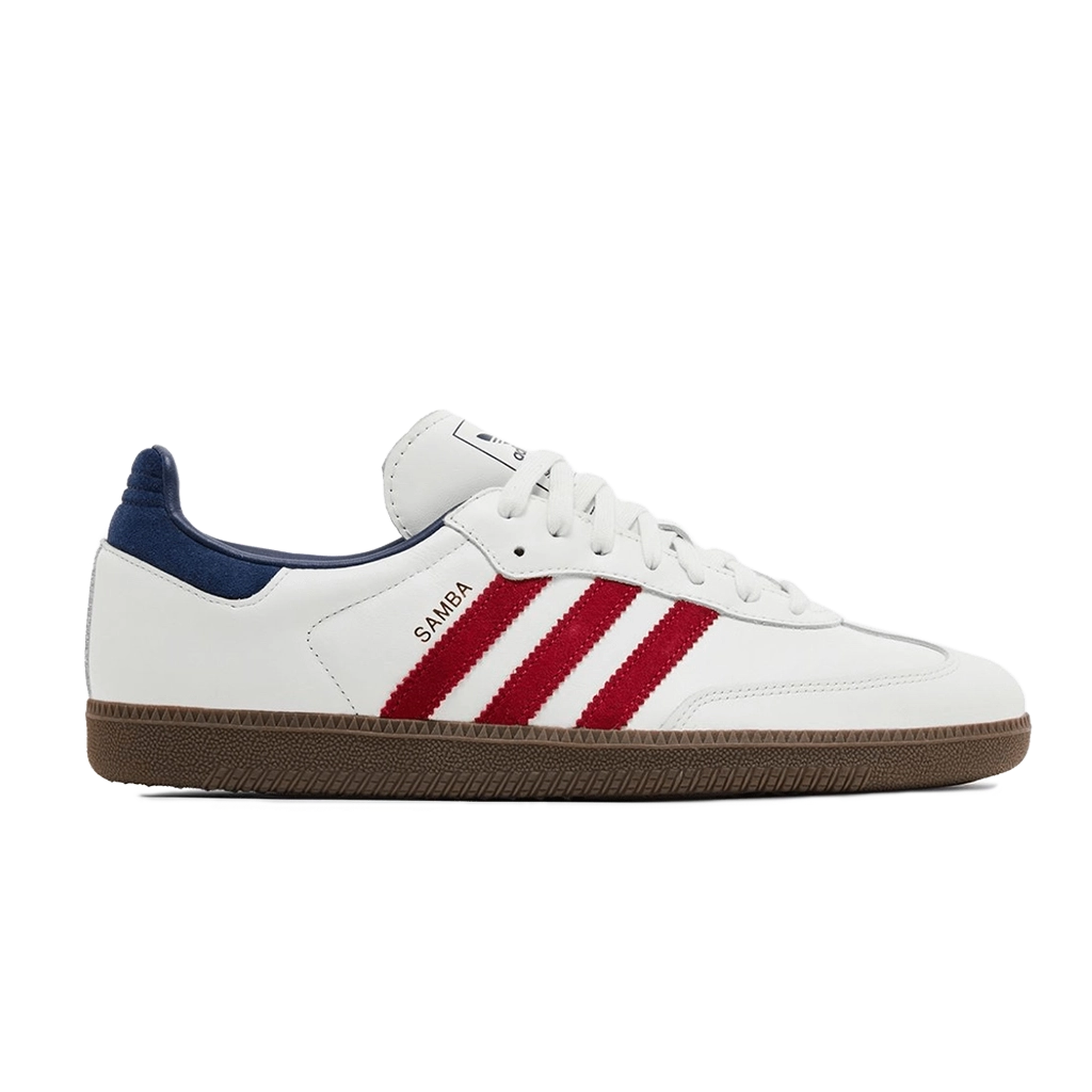 1 Adidas Samba OG Core White Team Victory Red Night Indigo – תמונה 1