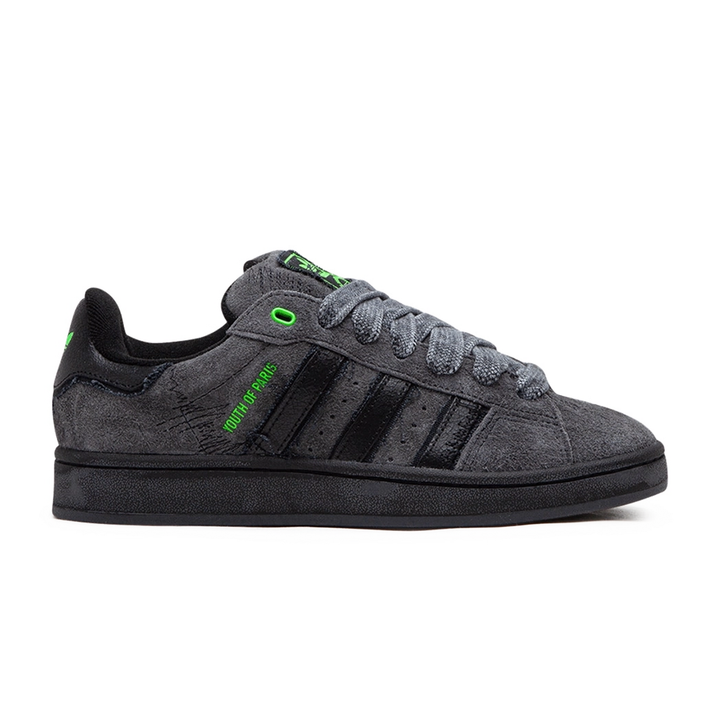 1 Adidas Campus x Youth of Paris Carbon Solar Green Core Black – תמונה 1