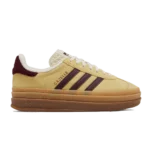 Adidas Gazelle Bold Platform Yellow Burgundy