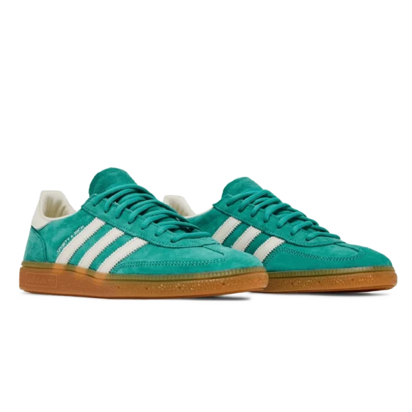 ⁦Adidas x Sporty & Rich Handball Spezial Green Core White Gum⁩ – תמונה ⁦2⁩
