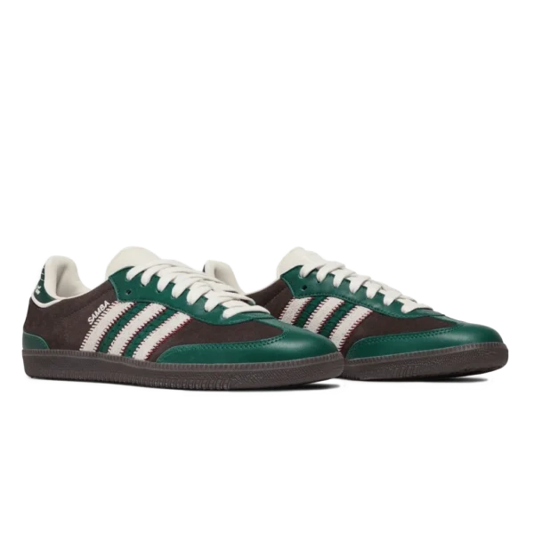 ⁦Adidas Samba OG x NoTitle Brown Green⁩ – תמונה ⁦2⁩