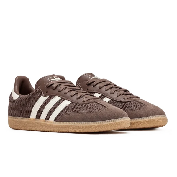⁦Adidas Samba OG Earth Strata Wonder White Magic Beige⁩ – תמונה ⁦2⁩