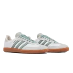 ⁦Adidas Samba OG Cloud White Silver Green Putty Mauve⁩ – תמונה ⁦2⁩
