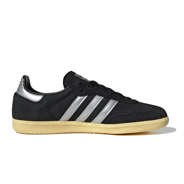 ⁦Adidas Samba Core Black Matte Silver Almost Yellow⁩ – תמונה ⁦2⁩