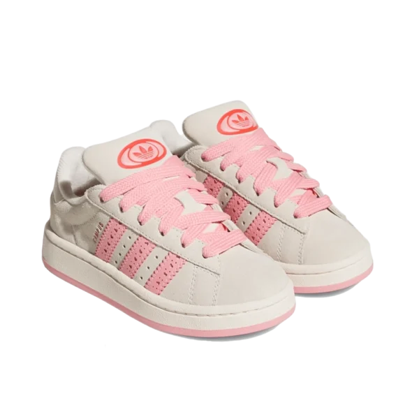 ⁦Adidas Campus Cream White Semi Pink Spark Bright Red⁩ – תמונה ⁦2⁩