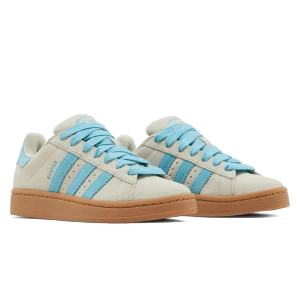 ⁦Adidas Campus 00s Putty Grey Preloved Blue Gold Metallic⁩ – תמונה ⁦2⁩