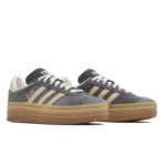 ⁦Adidas Gazelle Bold Grey Six Magic Beige Cream White⁩ – תמונה ⁦2⁩