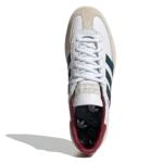 ⁦Adidas Handball Spezial Cloud White Arctic Night Collegiate Burgundy⁩ – תמונה ⁦3⁩
