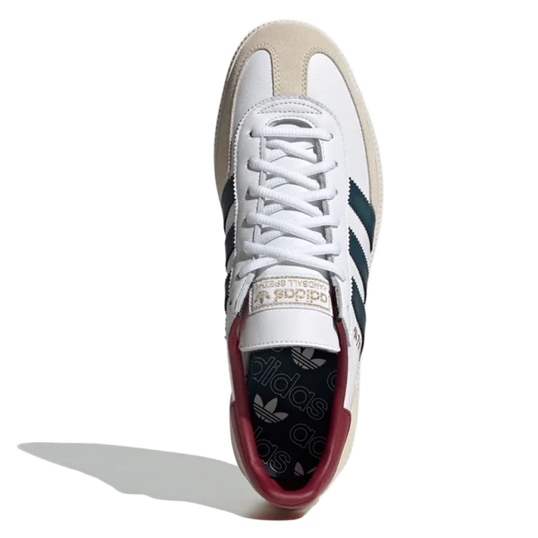 ⁦Adidas Handball Spezial Cloud White Arctic Night Collegiate Burgundy⁩ – תמונה ⁦3⁩