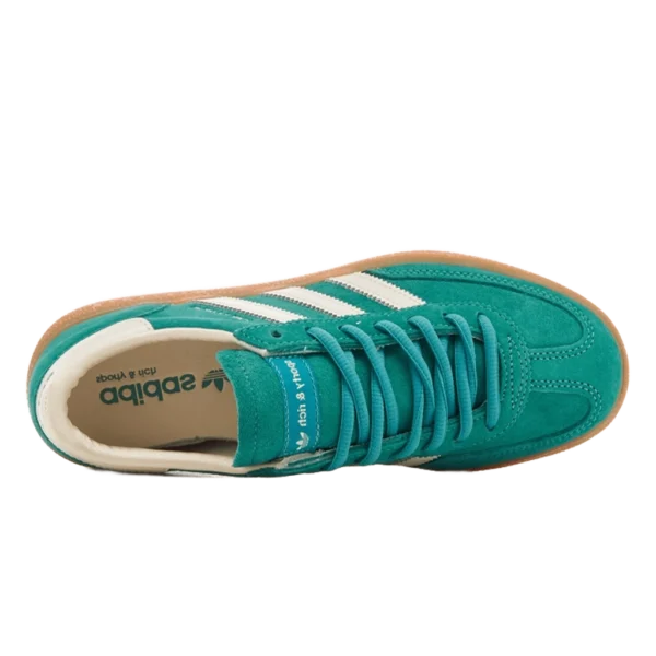 ⁦Adidas x Sporty & Rich Handball Spezial Green Core White Gum⁩ – תמונה ⁦3⁩