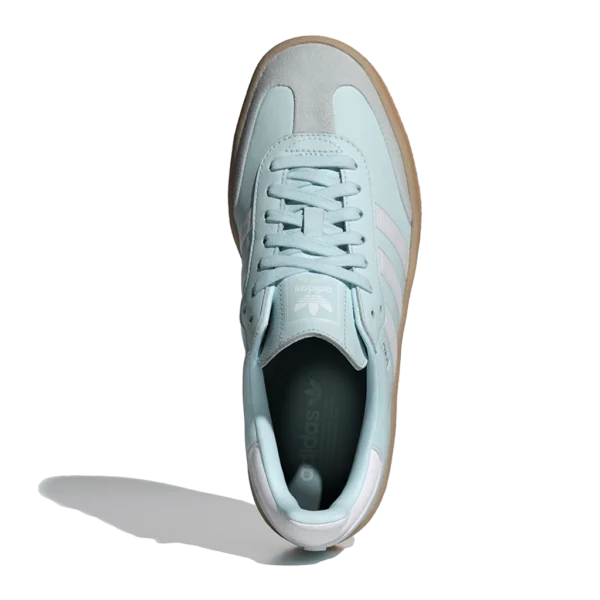 ⁦Adidas Sambae Almost Blue Cloud White Silver Metallic⁩ – תמונה ⁦3⁩