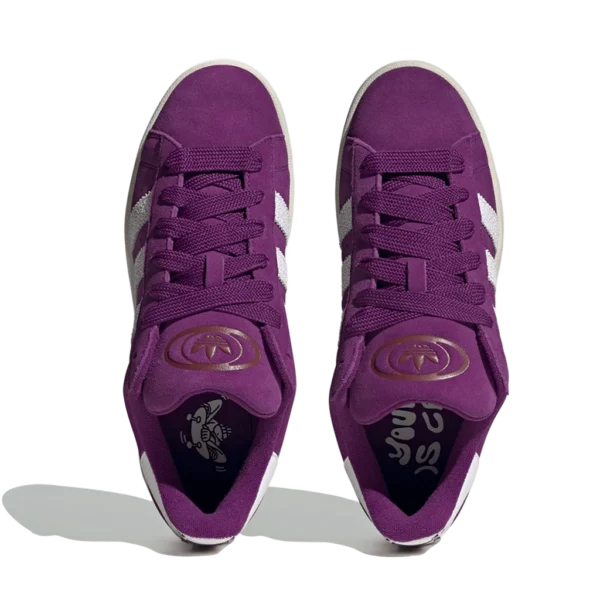 ⁦Adidas Campus 00s Glory Purple Cloud White Off White⁩ – תמונה ⁦3⁩